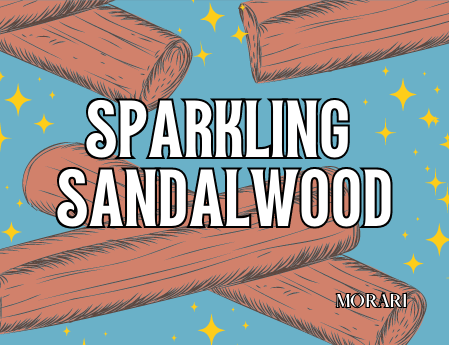 Sparkling Sandalwood: Mysore Sandalwood, Tahitian Vanilla, Sparkling Aldehydes