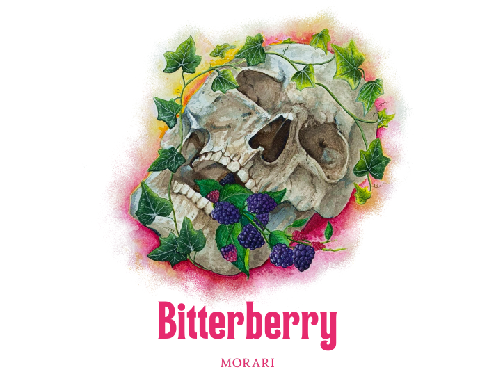 Bitterberry - Blackberry, Bergamot, Rhubarb, Gardenia, Vetiver, Patchouli, Galbanum