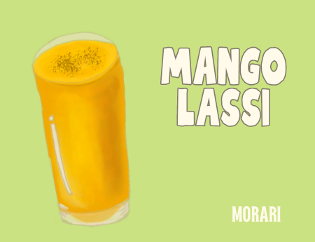 Mango Lassi - Mango Pulp, Dahi, Cardamom