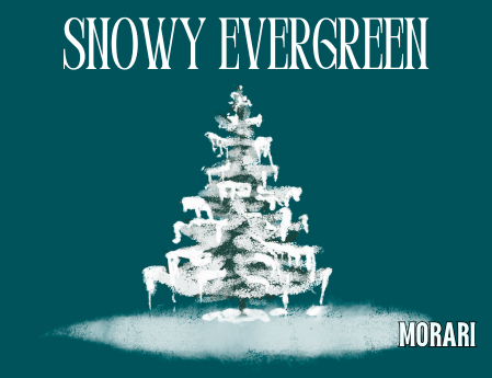 Snowy Evergreen - Evergreen Boughs, Snow